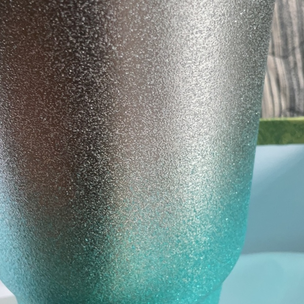 Gucci Teal and Silver Tumbler - Picture 3 of 5